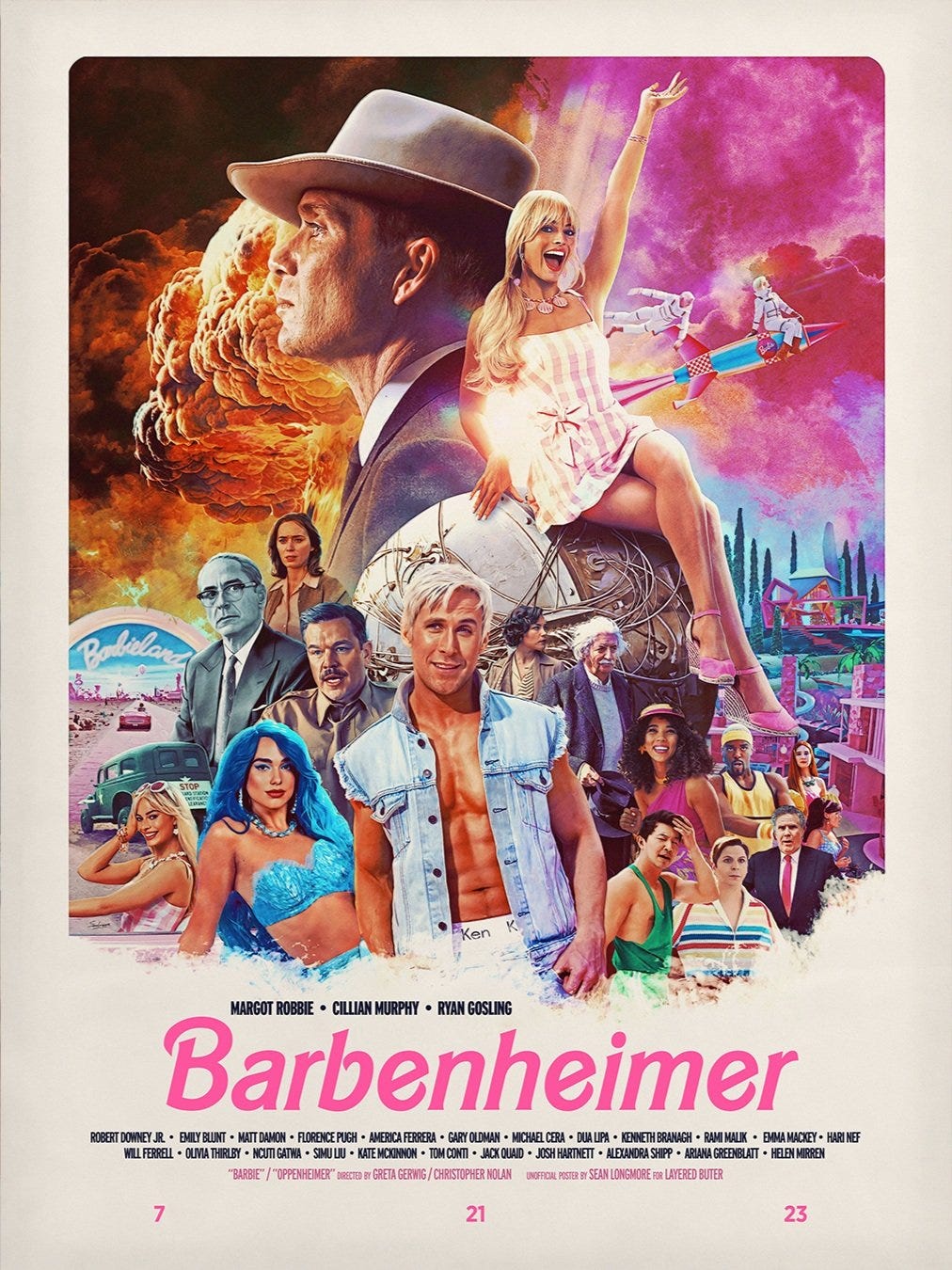 Barbenheimer Poster